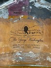 Blenko Glass Water Bottle  George Washington Train  C o Lines Crystal Numbered