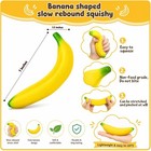 Bannana Squishy Toy Fake Banana Stress Relief Fidget 2026 Bannana Squishy Stress