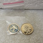 Kiwanis International Lapel Pin Blue Gold-tone Clutch 1 In
