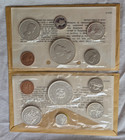  2  Canada 1964 Mint Set  Proof Like Coins  2 22 Oz Asw Silver Free Shipping  