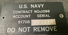 Rare Us Navy  Weston Laboratory Standard D c  Voltmeter  model 5  Patented 1890