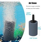 Aquarium Air Pump Accessories - Contains Airline Tubing  Control Valve  White 