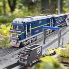 General Jim s Power Blue Diesel Cargo Train 1002 Pcs Motorized Set