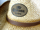 Corona Extra Beer Cowboy Girl Charlie Western Straw Beach Sun Hat One Size New