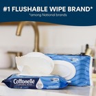 Cottonelle Fresh Feel Flushable Wet Wipes  Adult Wet Wipes  8 Flip-top Packs  42