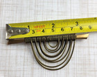 Vintage Marjorie Baer Brooch Modernist Design Sculptural Mixed Metal Brass