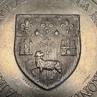 1987 France Silver Medal Token Coin Toulouse Saint-sernin Notaries