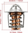180   Thermostat 15531-73010 15531-73014 Compatible With Kubota D600 D640 D750