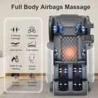 Full Body Massage Chair Zero Gravity  Heat Therapy  Airbag Massage  Foot Roller