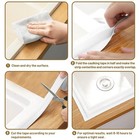 Caulk Tape Waterproof Self Adhesive  3 Rolls White Caulking Sealant Strip For Ki
