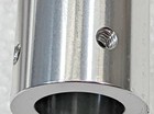 Marine Antenna Base Mount Ferrule Tube Holder Machined Aluminum Parts Pair