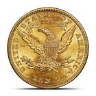 Pre-33  10 Liberty Gold Eagle Coin  cleaned  Random Year