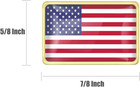 50 100 200 300pcs American Flag Lapel Pins Bulk Metal