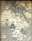 1916 London Daily News Map Wwi Colonial Africa Wars Egypt Cameroon Togoland Etc