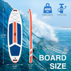 Sweetcrispy Inflatable Stand Up Paddle Board With Premium Sup Paddleboard Access