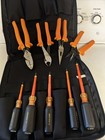 Ideal Insulated 9 Piece Tool Kit With Case - 1000v - 35-9108 - 400 Retail 