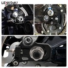 0117-0028m-b Rear Axle Adjuster Kit For Harley Touring Road King Street Glide