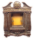 Vintage Ge General Electric H-71 Console   Pressed-wood Faceplate W  Insert