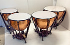 4 Ludwig Copper Timpani Drums 32 29 26 23   New Remo Heads   Free Ship