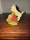 Westies In Plant Pot Figurine By Peakdale Collectibles Made In England