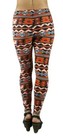 Women Printed Graphic Stretch Soft Leggings Slim Pants- One Size