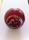 Test Crow Red Cricket Ball - Leather Entirely Hand Stitched  5 5oz For 25 Overs