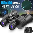 180x100 Day night Binoculars High Power Military Zooming Hunting Camping bag Us