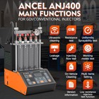 Ancel Anj400 Automotive Ultrasonic Fuel Injector Cleaner Tester Machine 4-cylind