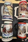 Budweiser Beer Steins Lot     Vintage Collector Mugs     Clydesdales   Legacy