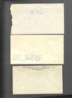 3 1903-13 Boston Mass Illustrated Advertising Cvrs  2 Flag Cancels-south Postal 