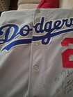 1984 Tom Lasorda Autographed Los Angeles Dodgers Game Jersey With 25th Patch