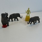 Marx 1950 s Super Circus Playset Performing Elephants W  Trainer  Stand