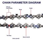 3 Pack S62 Advancecut Chainsaw Chain For 3 8 Inch Pitch 050 Gauge  62drive Links