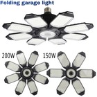 Led Garage Light 9000000lm Super Bright Work Shop Ceiling Light Deformable Bulb
