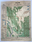 Tonkin Chi-ne Ha Nam Area Of Hanoi 1952 Large Original Military Map 1st Edition