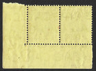 British Virgin Islands 1913 3d Purple yellow Plate Corner Pair Sg 73 Mint  mnh 