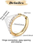 Surgical Steel Huggie Hoop Earrings Unisex Fashion Jewelry For Women  Men