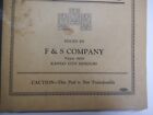 Trade Stamps  F s Company Kansas City  Full Pad Of 5000 Stamps - Circa 1940 s