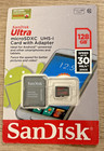 Lot 4 New Sandisk 128gb Micro Sd Sdxc Card Ultra 128g Class Uhs-1 Full Hd Video