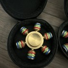 2 Pack  Fidget Spinner Metal 6-arm Brass Edc Finger Gyro For Focus  And Anxiety
