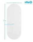 Slipx Non-slip Vinyl Full Bath Tub Mat Bathtub Shower Safety 27   x15    Long White