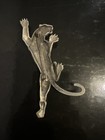 Vintage Jj Jonette 1986 Silver Tone Pewter Climbing Panther Jaguar Brooch