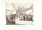 1834 Dumont D urville Engraving   Wm Pitt Kalanimoku Baptism Oahu   Hawaii