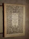 1611-1st Ed -folio Kjv Bible Leaf-complete Epistle To Philemon title To Hebrews