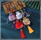  set Of 3  Korean Traditional Lucky Pouch  bokjumeoni  - 3 Vibrant Colors