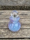 Perfume Bottle Caithness 4  Small Glass Hand Blown   Stopper Vintage Art Studio
