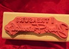 Stampabilities Wood Mounted Rubber Stamp  I Treasure Your Friendship Cr1066
