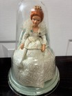 Vintage Peggy Nisbet Doll Queen Elizabeth 1 Doll In Clear Plastic Dome