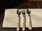 Vintage Disney Mickey Mouse Baby Toddler Child s Fork And Spoon Cutlery Set