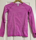 Ivivva By Lululemon Lot Of 2 Girls    Long Sleeve Seamless Fly Tech  Size 10   M